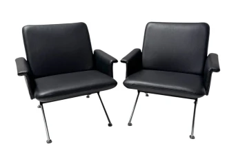 Mid-Century Modern Lounge Chairs No. 1432 by Andre Cordemeijer for Gispen, 1961